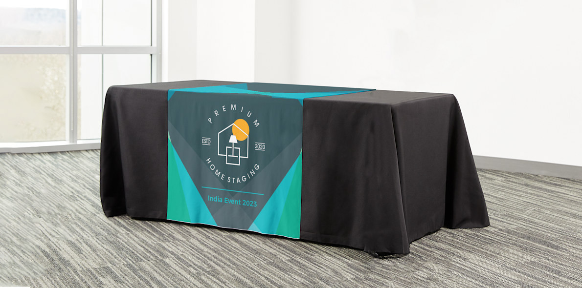 Custom Table Runners, Table Runners with Logo VistaPrint